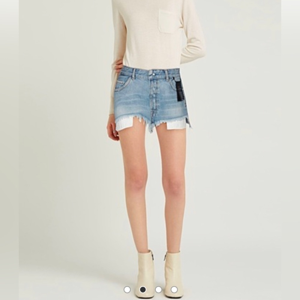 Ben Taverniti Unravel Project Distressed Denim Women's Shorts Size 24